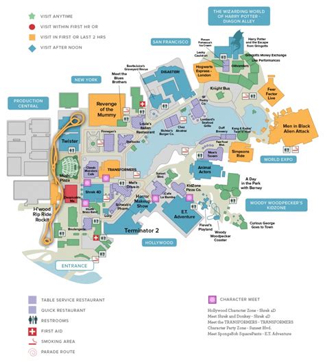 Printable Map Of Universal Studios Orlando | Printable Maps