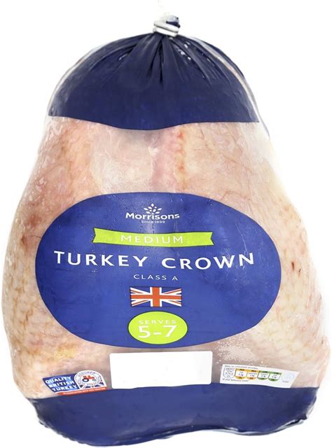 Morrisons Turkey Breast Crown, Typically 2 - 2.3kg, (Frozen) : Amazon.co.uk: Grocery