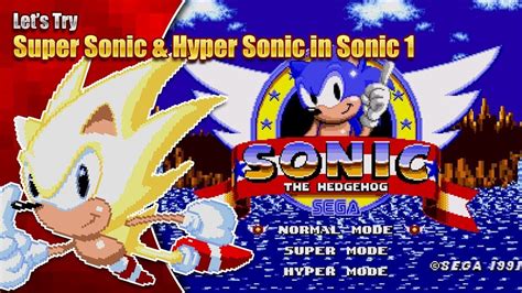 Super sonic e Hyper sonic en sonic 1/Jose Gamer 13 - YouTube