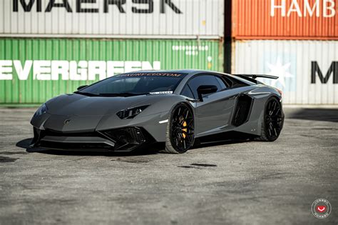 Vossen Wheels - Luxury Custom Lamborghini Aventador SV on...