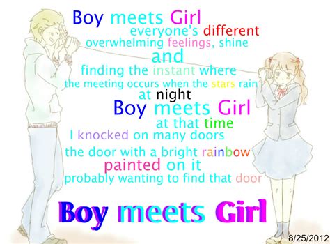 Love Quotes Boy Meets Girl. QuotesGram