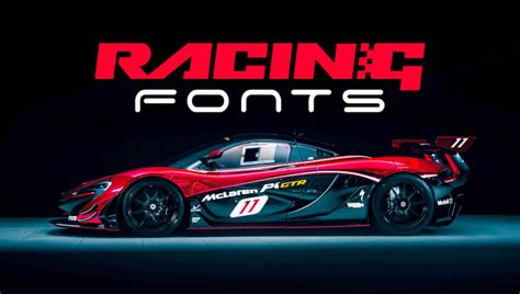 85+ Best Racing Fonts (FREE / Premium) 2024 | Hyperpix