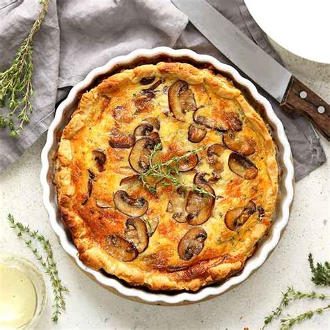 Mushroom Quiche - The Last Food Blog