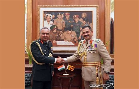 Commander of the Army Welcomed in India & Meets India's Chief of the Army Staff | Sri Lanka Army