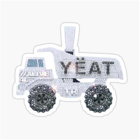 "yeat tonka chain" Sticker for Sale by chamb3rs . | Redbubble