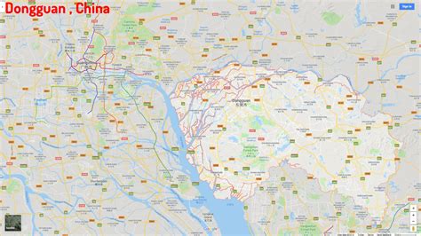 Dongguan Map - China