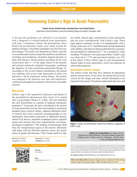 (PDF) Reviewing cullen's sign in acute pancreatitis