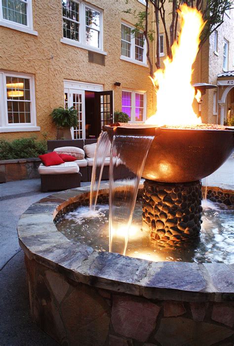 The Artmore Hotel's beautiful fire pit firebowl. Imagine bringing a ...