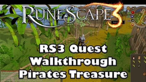 RS3 Quest Guide- Pirates Treasure - 2017(Up to Date) - YouTube