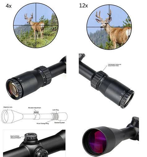Factory Outlet Water Resistant Black Rifle Scopes With Rangefinder - Buy Water Resistant Rifle ...