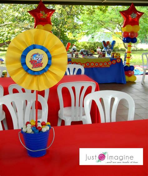 Cartoon and Animation | Boys 1st birthday party ideas, Tom and jerry, 1st birthday decorations