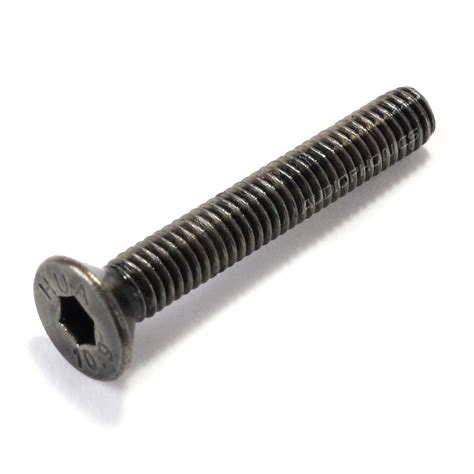 Hexagon Socket Countersunk Head Screw M3x20mm Nickel-Plated Steel 10.9 ...