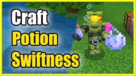 How to Make Potion of Swiftness in Minecraft (+20% Speed for 8 Minutes Long) - YouTube