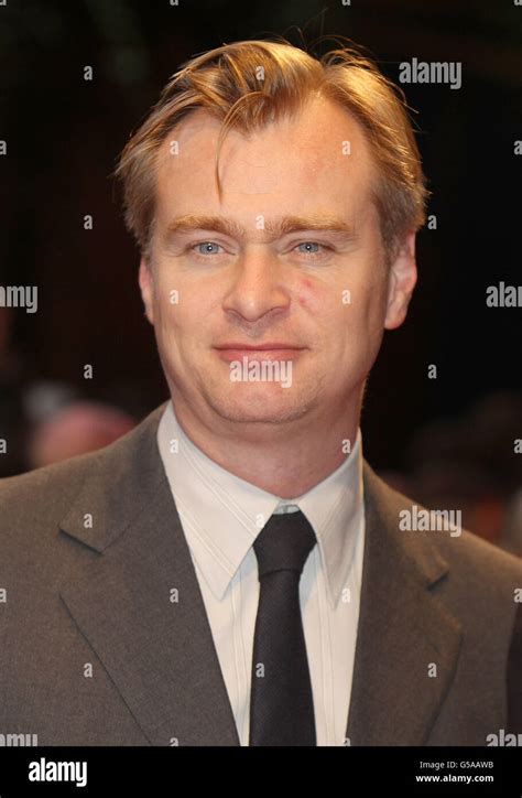 Director christopher nolan arrives premiere new batman film hi-res ...