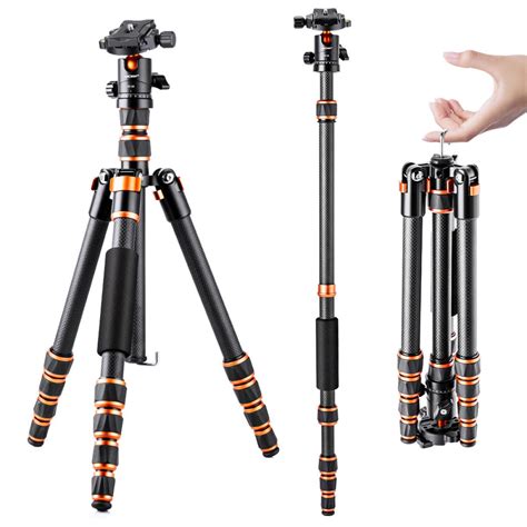 Ultra-lightweight Carbon Fiber Tripod - K&F Concept Review