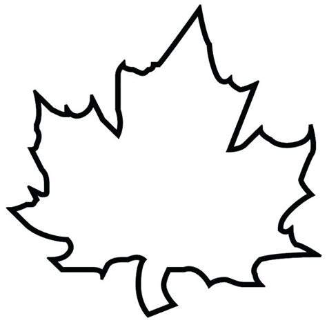 Maple Leaf Line Drawing | Free download on ClipArtMag