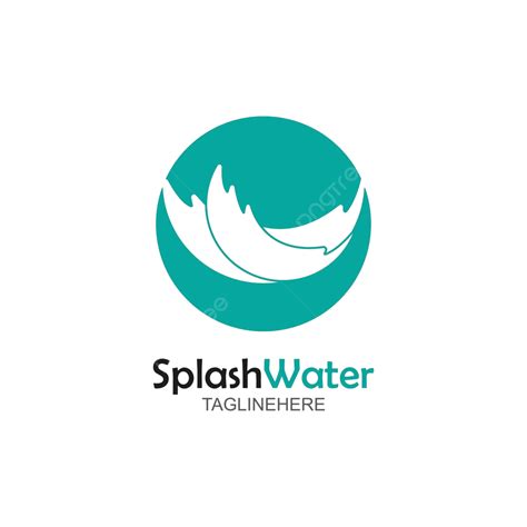 Water Splash Logo Vector Design Whirlpool Splashing Vector, Design, Whirlpool, Splashing PNG and ...