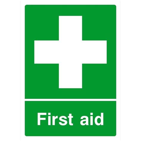 First Aid Sign-Safety & Warning Signs-The Sign Shed First Aid Cross, Standard First Aid, Box ...