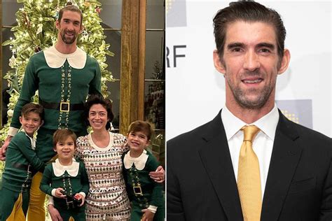 Michael Phelps and Sons Dress as Elves on Christmas for Family Photo