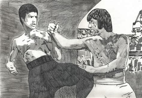 Bruce Lee Vs Chuck Norris by Phoenix74n on DeviantArt