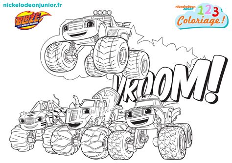 10 Typique Coloriage Blaze Et Les Monster Machines Gallery | Monster ...