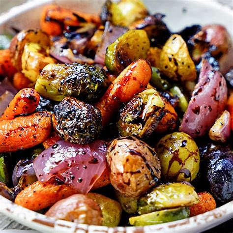 Easy Roasted Vegetables with Honey and Balsamic Syrup | Kevin Is Cooking