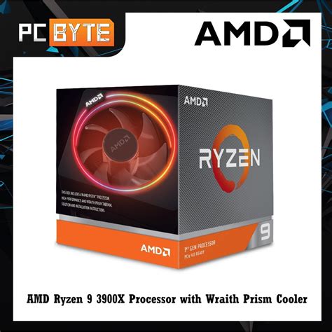 AMD Ryzen 9 3900X Processor with Wraith Prism Cooler | Shopee Malaysia