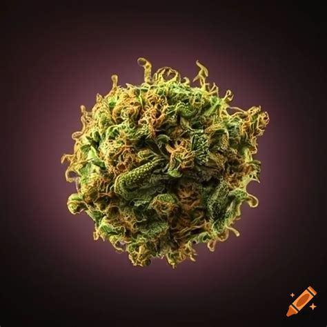 Marijuana-themed covid molecule