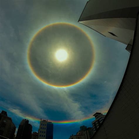 In Brazil, there was an amazing solar halo | Earth Chronicles News