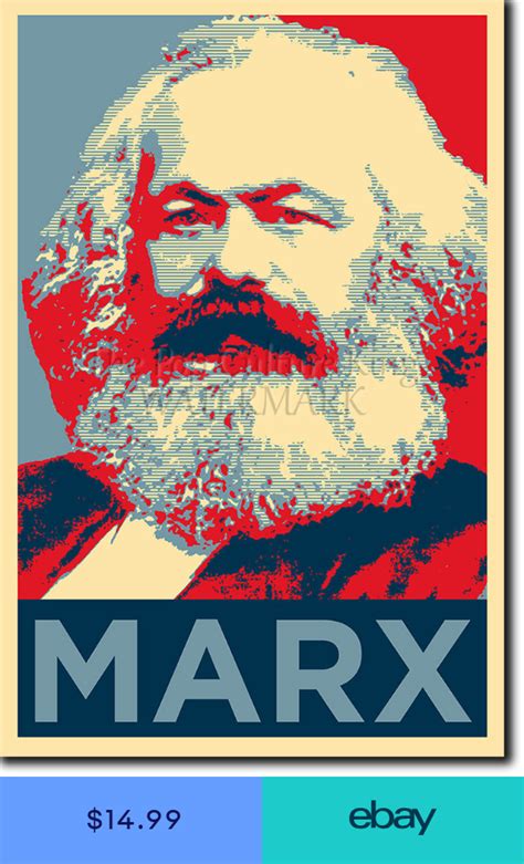 KARL MARX POSTER - Unique Photo Art Print Gift | Propaganda comunista, Arte política, Ideias ...