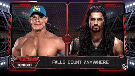 John Cena vs Roman Reigns (Full Match) - YouTube
