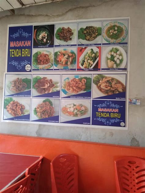 Menu at R.M Tenda Biru restaurant, Sekadau