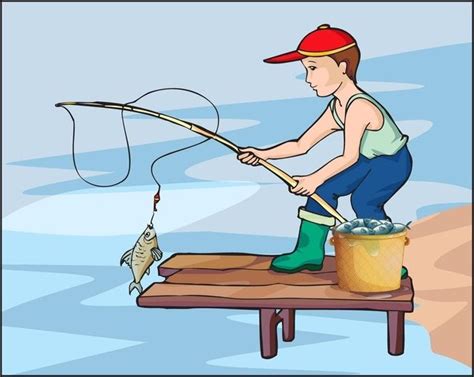 go fishing clipart | Clip art, Bulldog cartoon, Holiday images