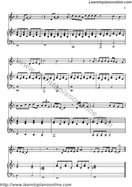 Bruno Mars - Talking to the Moon(3) Free Piano Sheet Music | Learn How To Play Piano Online