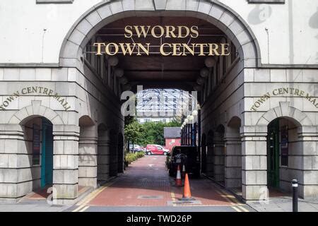 A shopping centre at Swords county Dublin Ireland reminiscent in style of the southern states of ...