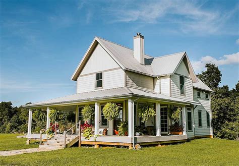 Exclusive 3 Bed Farmhouse Plan with Wrap-around Porch - 77626FB | Architectural Designs - House ...