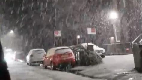 Storm Christoph: Heavy snow in Didsbury, Manchester | UK News | Sky News