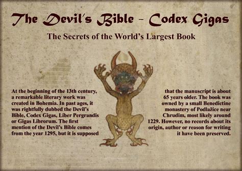 The Devil´s Bible (Codex Gigas) - Mysterium Tours