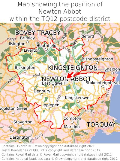 Where is Newton Abbot? Newton Abbot on a map