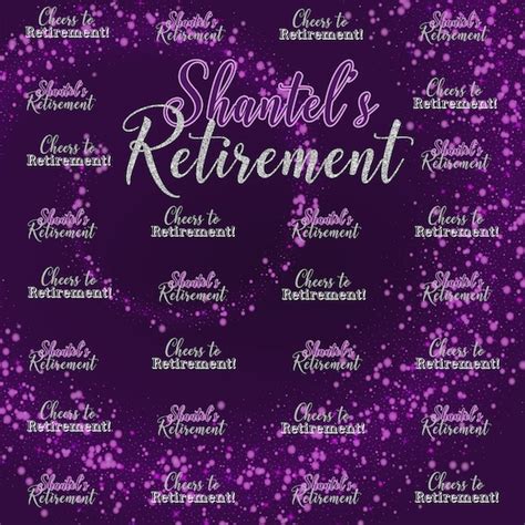 Retirement Party Personalized Photo Backdrop Cheers To Etsy Creepy Zoom ...