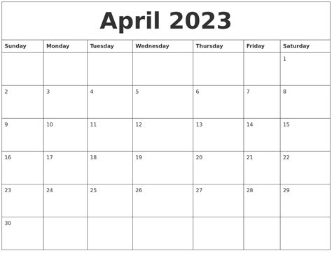 april 2023 calendar free printable calendar - april 2023 calendar free printable calendar | 2023 ...