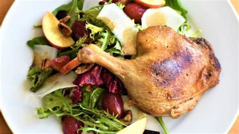 Autumn Duck Confit Salad | Duck confit salad recipe, Salad recipes ...