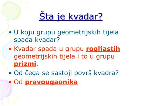 PPT - KVADAR PRAVOUGLI PARALELOPIPED PowerPoint Presentation, free ...