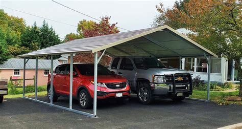 Two Car Open Carport - Harold’s Steel Buildings