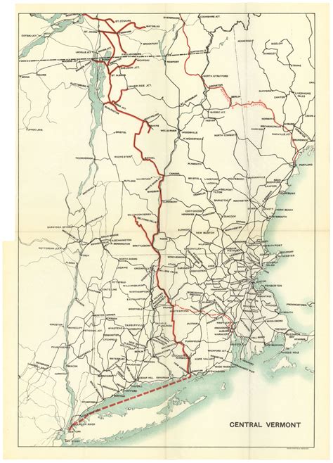 Vermont Railroad Maps – WardMaps LLC