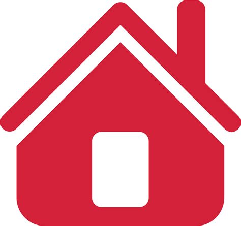 Home - Red Home Icon Png Clipart - Full Size Clipart (#3280268) - PinClipart