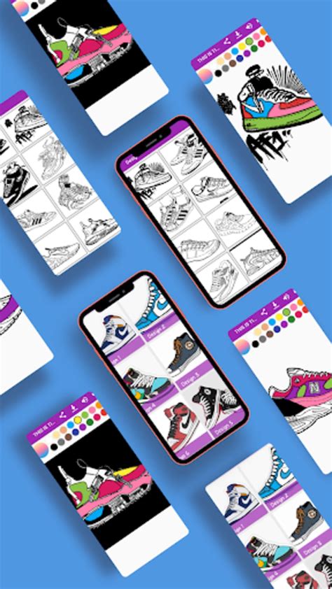 Android için Sneakers Jordan Coloring Pages - İndir