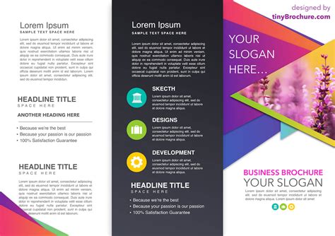 Three Fold Brochure Template Google Docs intended for Google Drive ...