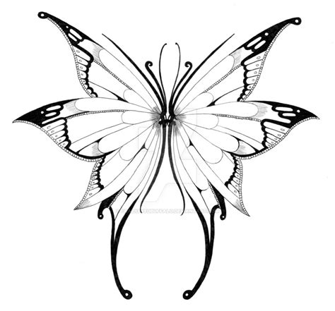 Butterfly Wings Drawing at GetDrawings | Free download