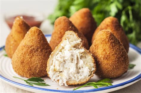 Brazilian Chicken Croquettes Recipe Brazilian Chicken, Brazilian Dishes ...